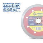Disco Diamantado 4" 110mm Liso Continuo Furo 20mm - FERRAMENTAS LDI 