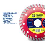 Disco Diamantado Turbo 4 Polegadas 110mm Furo 22,23mm 