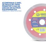 Disco Diamantado Turbo 4" 110mm Extra Fino Para Porcelanato - FERRAMENTAS LDI 