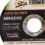 Disco de Corte 4.1/2 115x1,2mm Inox Ferro - LDI Ferramentas