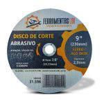 Disco de Corte 9 polegadas 230mm Inox Ferro - LDI Ferramentas