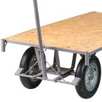 Carrinho Plataforma Até 400kg 4 Rodas 150x80cm Metalosa