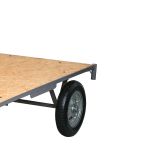 Carrinho Plataforma Até 400kg 4 Rodas 150x80cm Metalosa