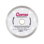 Disco Diamantado Turbo Para Porcelanato 110mm 60863 Cortag