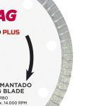 Disco Corte Diamantado Turbo Porcelanato Plus 110mm Cortag 61314