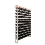 Kit Estante Gaveteiro Com 108 Gavetas N.3 Preto Presto