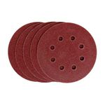 Kit 05 Disco De Lixa 150mm Gr60 7 Furos Ferramentas Ldi
