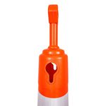 Cone Balizador Top 1,10m Faixa Refletiva Laranja E Branco