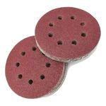 Kit 05 Disco De Lixa 150mm Gr60 7 Furos Ferramentas Ldi