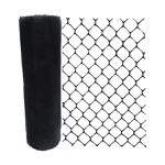 TELA PLASTICA GALINHEIRO 1,50X50MT LEVE PRETA