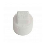 Plug PVC Branco Roscável 1/2