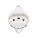 TOMADA 2P+T 10A BRANCO PARA PISO WEG