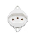 TOMADA 2P+T 20A BRANCO PARA PISO WEG