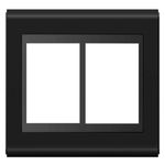PLACA 4X4 6 MOD PRETO ACETINADO REFINATTO STYLE