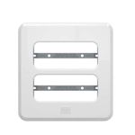 PLACA EMBUTIR MOVEIS E PEDRAS 2 POS 60MM BRANCO COMPOSÉ