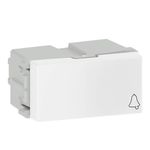 MODULO PULSADOR CAMPANHIA 10A BRANCO REFINATTO