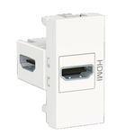 MODULO TOMADA HDMI BRANCO ORION