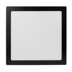 PLAFON LED 24W QUADRADO PRETO EMBUTIR 6500K BIVOLT FOXLUX 