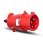 PLUGUE INDUSTRIAL 380/440V 16A 3P+N+T 6H VM STECK