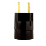 PINO PORTA LAMPADA SOQUETE E27 PRETO FOXLUX 