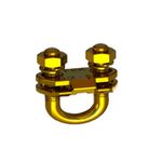 CONECTOR GRAMPO PARA ATERRAMENTO DUPLO 5/8 A 3/4 FEK