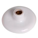 PLAFON BRANCO POT MAX 100W E-27 PORCELANA LANÇAMENTO