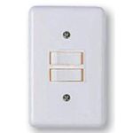 CONJUNTO 2 INTERRUPTOR SIMPLES BRANCO STYLUS