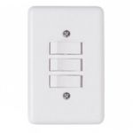 Conjunto 3 Interruptores Paralelos 6A 250V Stylus Ilumi