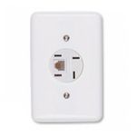 CONJUNTO BRANCO STYLUS 1 TOMADA TELEBRAS RJ11 2551 ILUMI