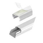 Canaleta 10x10x2000mm com Dupla Face – Branca ILUMI