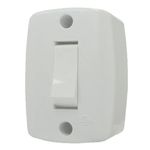 INTERRUPTOR EXTERNO RETANGULAR SIMPLES ILUMI