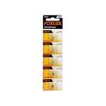 BATERIA ALCALINA 1,5V LR41 CART COM 5 PEÇAS FOXLUX 