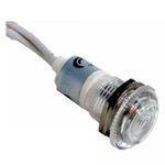 SINALEIRO LED C/ RAB OLHO DE BOI LK-10 BCO 220V LUKMA