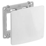 PLACA COM SUPORTE 4X4 CEGA BRANCO COMPOSÉ