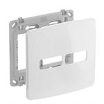 PLACA COM SUPORTE 4X4 2 MOD BRANCO COMPOSÉ