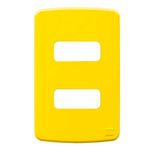 PLACA 4X2" 2 MOD AMARELO COMPOSÉ 