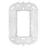SUPORTE 4X2 PARA 3 MÓDULOS BRANCO DECOR