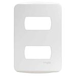 PLACA COM SUPORTE 4X2 2 MÓDULOS SEPARADOS BRANCO MILUZ