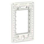 SUPORTE 4X2 PARA 3 MÓDULOS BRANCO ORION
