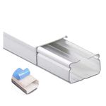 CANALETA BRANCA 25X25X2M SEM DIVISÓRIA COM FITA COM RETENTOR DEXSON