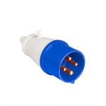 PLUG INDUSTRIAL 250V 32A 3P+T 9H AZUL WEG