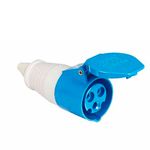 ACOPLAMENTO INDUSTRIAL 250V 32A 2P+T 6H AZ WEG