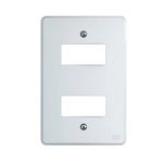 PLACA 4X2 - 2 MÓDULOS BRANCO EQUILE