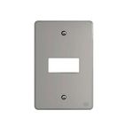PLACA 4X2" 1 MOD CINZA EQUILE 