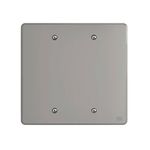 PLACA 4X4 CEGA CINZA EQUILE 