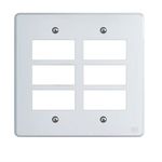 PLACA 4X4 6 MOD BRANCO EQUILE