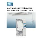 CAIXA DE PROTEÇÃO COM TOMADA WEG