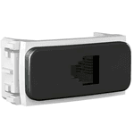 MODULO TELEFONE RJ11 4 FIOS PRETO COMPOSÉ