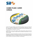 CABO FLEX 1.0MM Cinza SIL