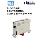 BLOCO DE CONTATO1NA VDBCE 10F-CEW X10 WEG